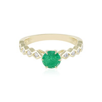Sambia-Smaragd-Goldring (de Melo)