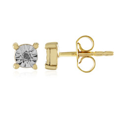I3 (J) Diamant-Silberohrringe