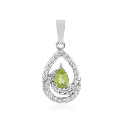 Peridot-Silberanhänger