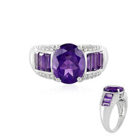 Sibirischer Amethyst-Silberring