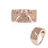I3 Schokoladen-Diamant-Goldring (KM by Juwelo)