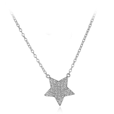 Zirkon-Silbercollier