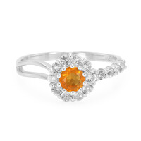 Buriti-Feueropal-Silberring