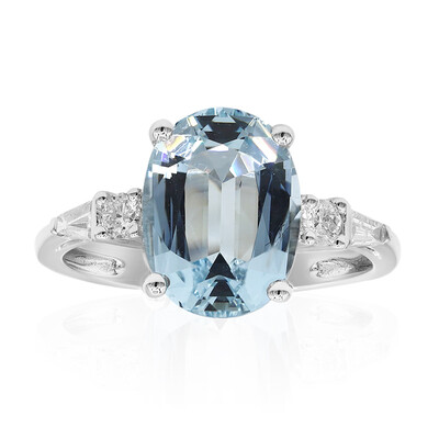 AAA-Brasilianischer Aquamarin-Goldring (CIRARI)