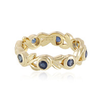Blauer Saphir-Goldring (de Melo)