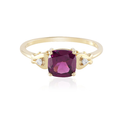Magenta-Granat-Goldring