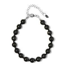 Indischer Stern-Diopsid-Silberarmband