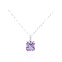 Amethyst-Silberhalskette