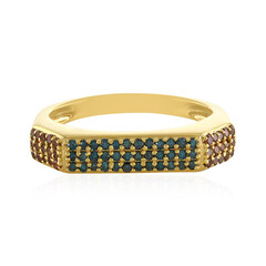 I4 Diamant-Silberring