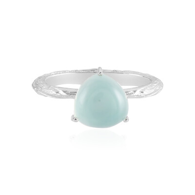 Aqua-Chalzedon-Silberring
