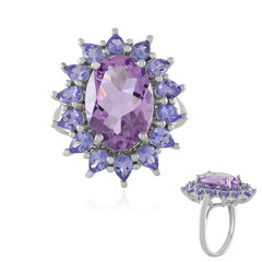 Lavendel-Amethyst-Silberring