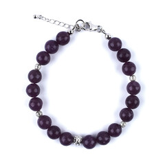 Lepidolith-Silberarmband