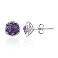 Amethyst-Silberohrringe