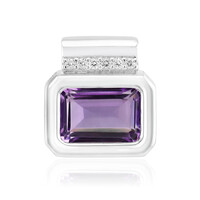 Bolivianischer Amethyst-Silberanhänger