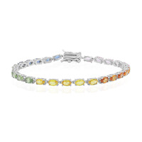 Saphir-Silberarmband