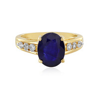 Blauer Madagaskar-Saphir-Silberring
