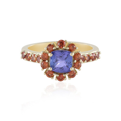 Tansanit-Goldring (Adela Gold)