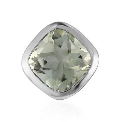 Grüner Amethyst-Silberanhänger (MONOSONO COLLECTION)