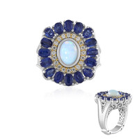 Edelstein-Silberring (Dallas Prince Designs)