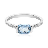 AAA-Brasilianischer Aquamarin-Goldring (CIRARI)