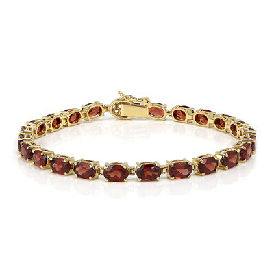 Mosambik-Granat-Silberarmband