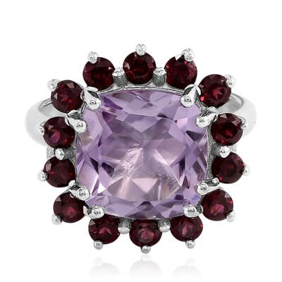 Lavendel-Amethyst-Silberring