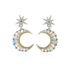 Welo-Opal-Silberohrringe (Dallas Prince Designs)
