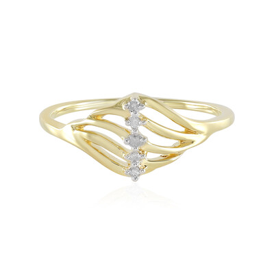 I2 (I) Diamant-Silberring
