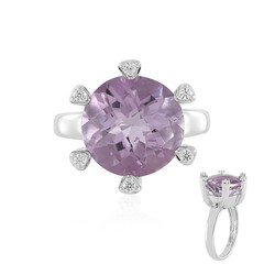 Lavendel-Amethyst-Silberring