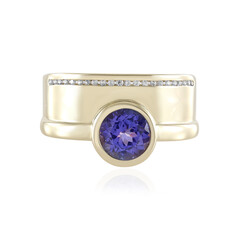 AAA-Tansanit-Goldring (de Melo)