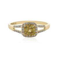 Gelber Zirkon-Goldring (Adela Gold)