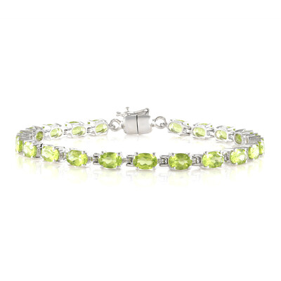 Peridot-Silberarmband