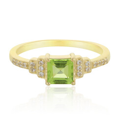 Kaschmir-Peridot-Goldring
