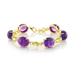 Amethyst-Silberarmband