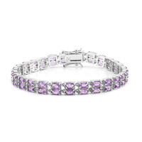 Amethyst-Silberarmband