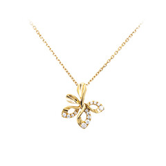 Lupenreiner (F) Brillant-Goldhalskette (LUCENT DIAMONDS)