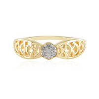 I2 (I) Diamant-Silberring
