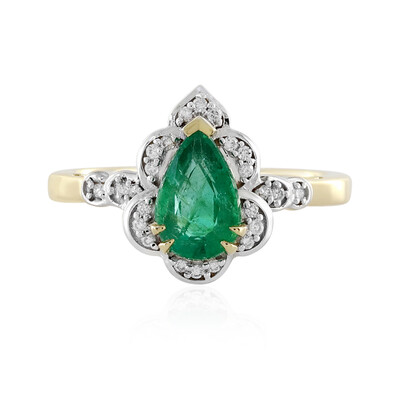 AAA-Sambia-Smaragd-Goldring (D'vyere)