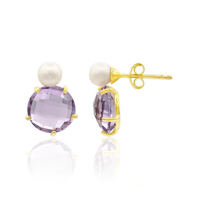 Amethyst-Silberohrringe