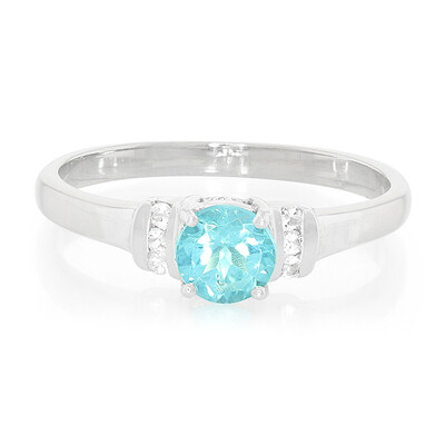 Blauer Apatit-Silberring
