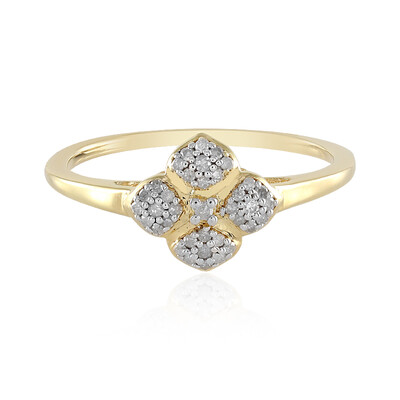 I2 (I) Diamant-Silberring
