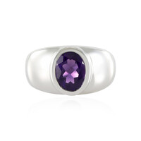 Sibirischer Amethyst-Silberring (de Melo)