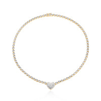 I3 (I) Diamant-Messingcollier (Juwelo Style)