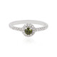 Grüner Ceylon-Zirkon-Silberring (MONOSONO COLLECTION)