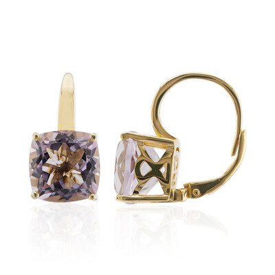 Bolivianischer Amethyst-Silberohrringe