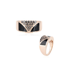 Schwarzer Onyx-Goldring (KM by Juwelo)
