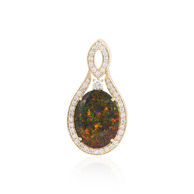 Andamooka-Matrix-Opal-Goldanhänger (AMAYANI)