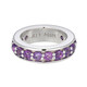 Sambia-Amethyst-Silberanhänger (MONOSONO COLLECTION)