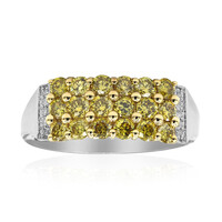 Gelber SI1 Brillant-Goldring (CIRARI)