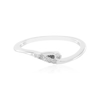I2 (I) Diamant-Silberring